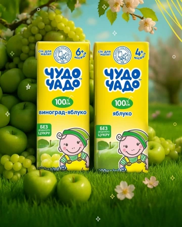 ЧУДО-ЧАДО Сок Виноград - яблоко 200мл